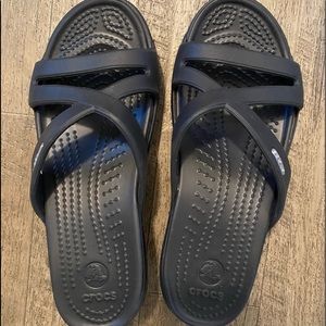 Womens Crocs Wedge Sandals